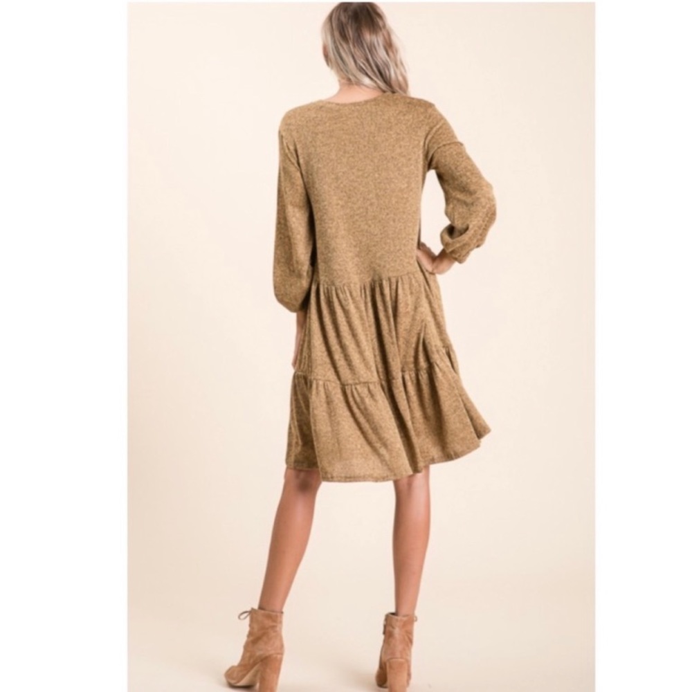 REB in J Round Neck Tiered Look Relaxed Fit Dress - Picture 10 of 11